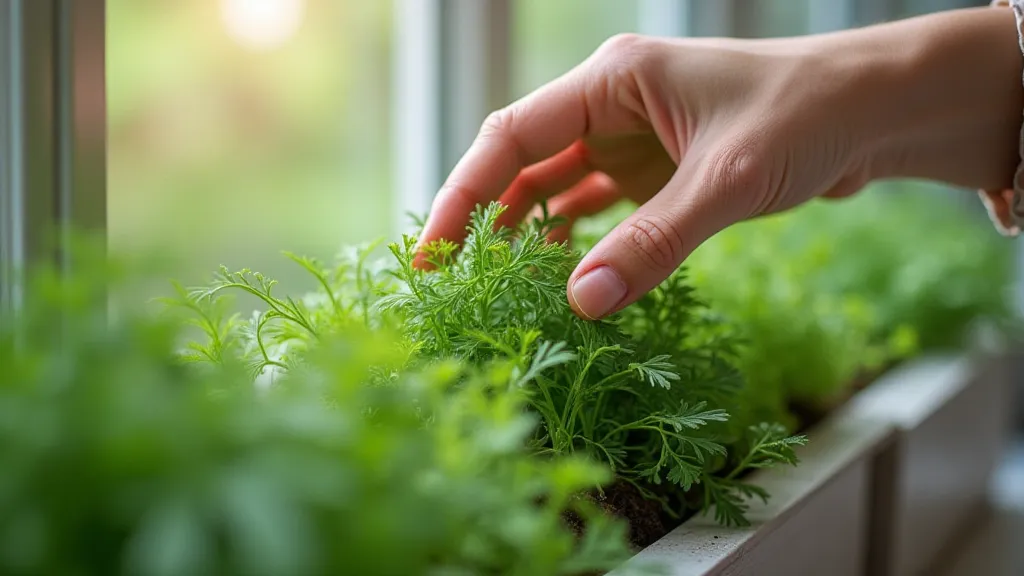 Harvesting Dill
