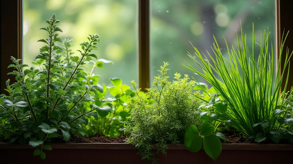 Abundant Herb Window Box